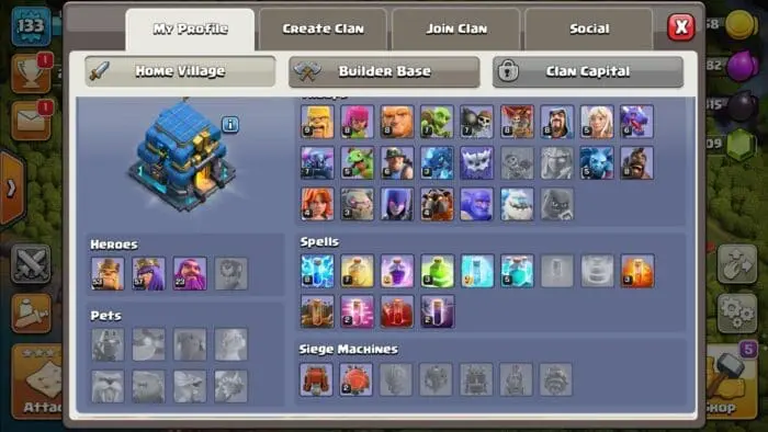 TH12 COC Account With Good Heroes And Troops - Image 3