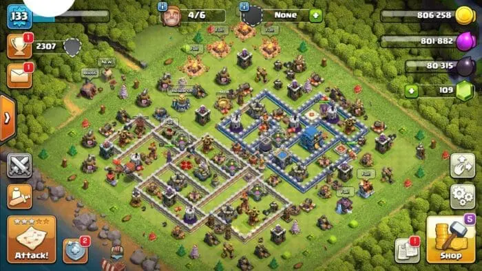 TH12 COC Account With Good Heroes And Troops - Image 2