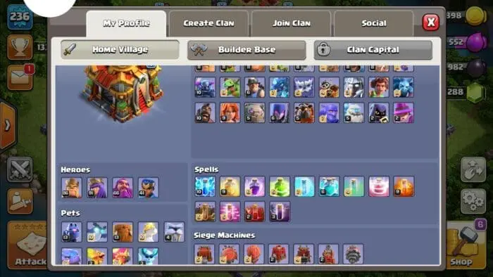 TH16 COC Account With Good Heroes And Troops - Image 3