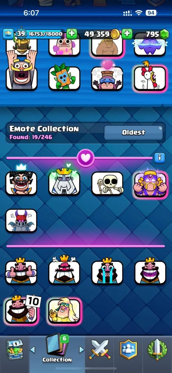 Level 39 With 7 Level 13+ Cards 6612 Trophies And 1 Tower Skins - Image 7