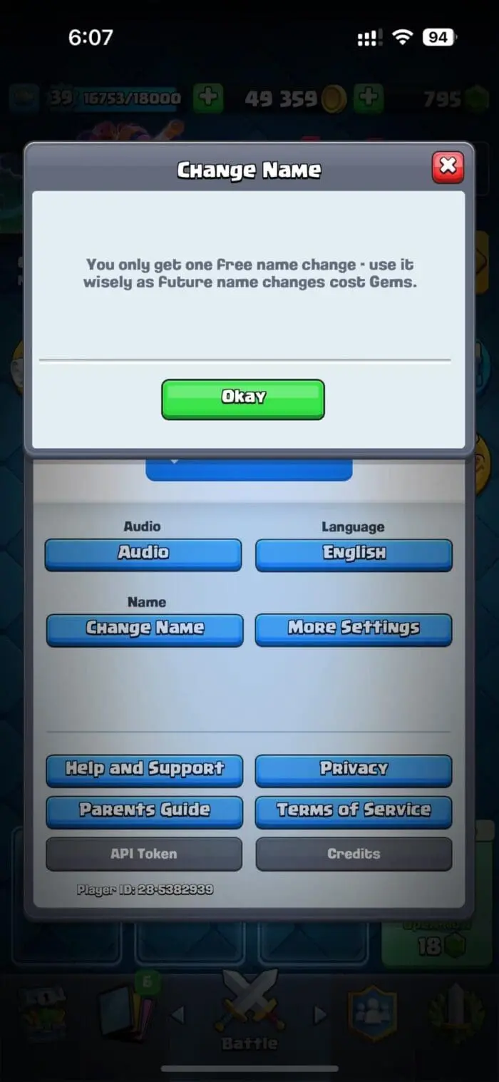 Level 39 With 7 Level 13+ Cards 6612 Trophies And 1 Tower Skins - Image 10